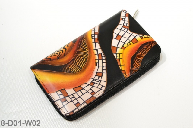 dámská kožená peněženka - model D03