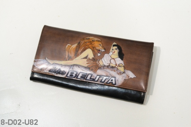 dámská kožená peněženka - model D02